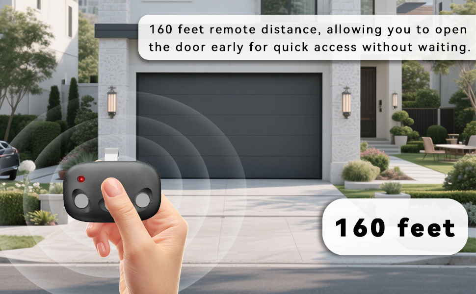 Garage Door Opener Remote for 318MHz Linear MegaCode MCT-3