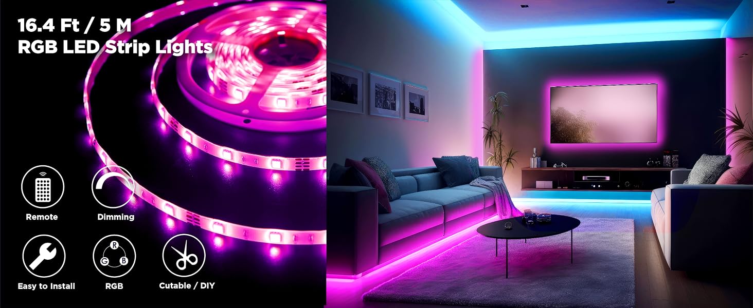 RGB LED Strip Lights