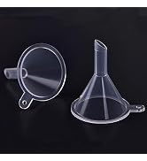 10Pcs Clear Small Funnels for Art Sand Bottle Filling Perfumes Lab Bottle Essential Oils Arts Cra...