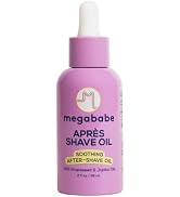 Megababe Après Shave Oil | Soothing After-Shave Oil | Vacation Essential | with Grapeseed & Jojob...