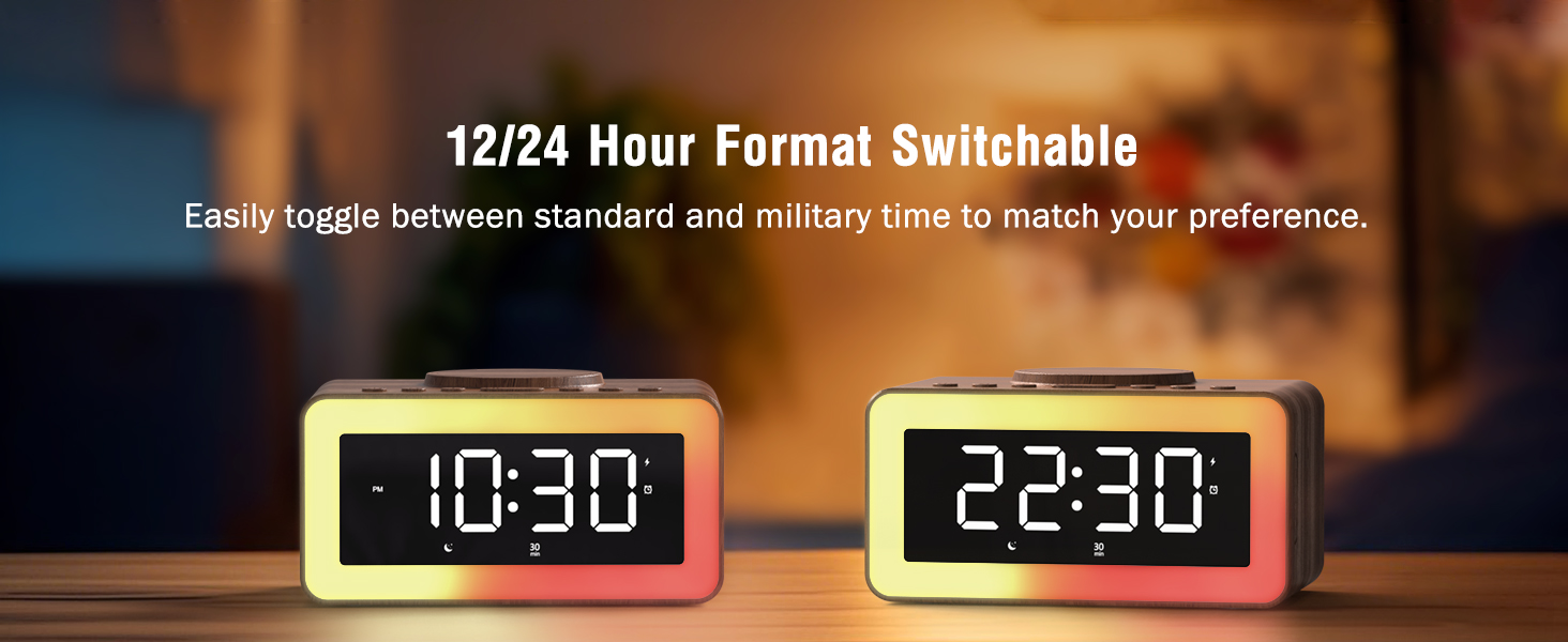 wooden alarm clock for bedside alarm clock vintage home decor reloj de mesa de noche