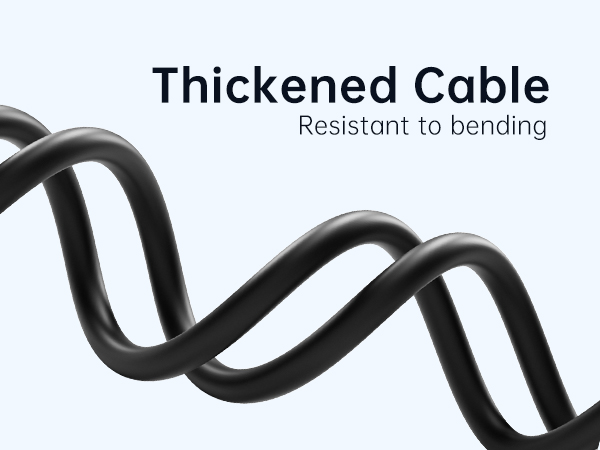 thickened cable