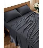 Bedsure Queen Sheet Set - 4 Pieces Soft Queen Size Sheets - Breathable & Cooling - Hotel Luxury -...