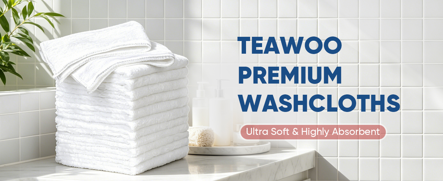 TEAWOO PREMIUM WASHCLOTHS