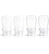 WXOIEOD 2 oz Silicone Travel Bottles, Leakproof Squeeze Bottle Mini Travel Size Container for Toi...