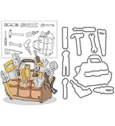 Tool Bag Dies and Stamp Sets for Card Making DIY Scrapbooking Transparent Silicone Seal Stamping ...