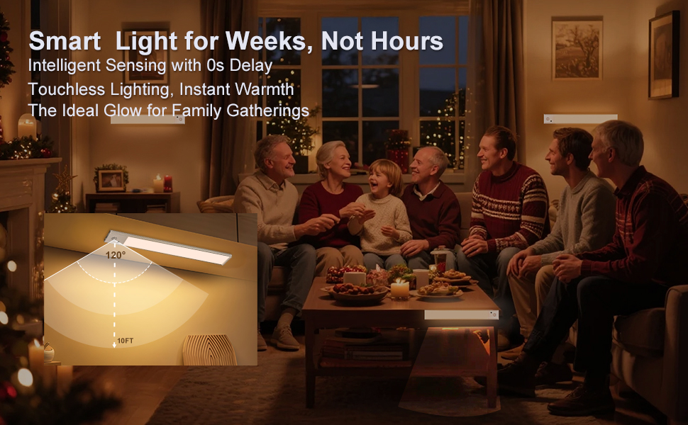 Wireless motion-sensor lights for your bedroom closet and bookshelves
