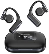 Open Ear Earbuds with Intelligent Touch Screen,Bluetooth 5.4 Headphones Over Ear Headphones 48H P...