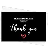 GOLDPEI 30-pack Thank You Cards Bulk with Envelopes and Matching Stickers, 4x5.8 Inches, Blank Th...