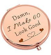 60th Birthday Gifts for Women 60 Year Old Birthday Gift for Grandmother Wife Aunt Compact Makeup ...