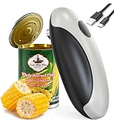 Electric Can Opener One Touch Rechargeable Can Openers with Smooth Edges for kitchen Hand-free Au...