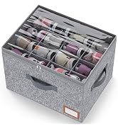 PENGLONG Adjustable Shoe Organizer 16Pairs Storage Box for Closet, Shoe Bin, Shoe Basket Holder, ...