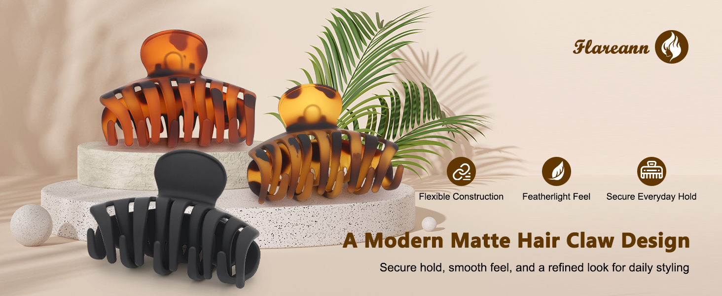 Matte Hair Claw