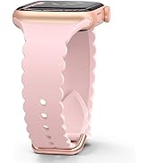 Sunnywoo Lace Sport Silicone Band Compatible with Apple Watch 38mm 40mm 41mm 42mm 44mm 45mm 46mm ...