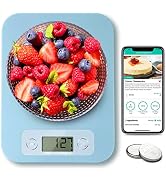 Digital Food Scale for Weight Loss - Smart Food Scale with Nutritional Calculator, Kitchen Scales...