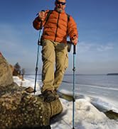 Foxelli Trekking Poles â?? Lightweight Collapsible Trekking Poles for Hiking Men & Women, Perfect B...