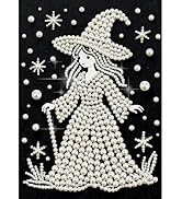 Tontut Adult Diamond Painting Kit Elegant Lady Pearl Painting 5D DIY Special-Shaped Diamond Art B...