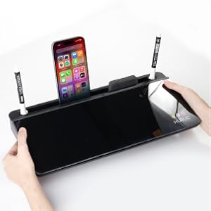 glass Whiteboard men women tabletop deskbuddy organizer small note table top notes mat dry-erase