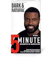 SoftSheen-Carson Dark & Natural Hair Color for Men 5 Minutes, Natural Looking Gray Coverage for U...
