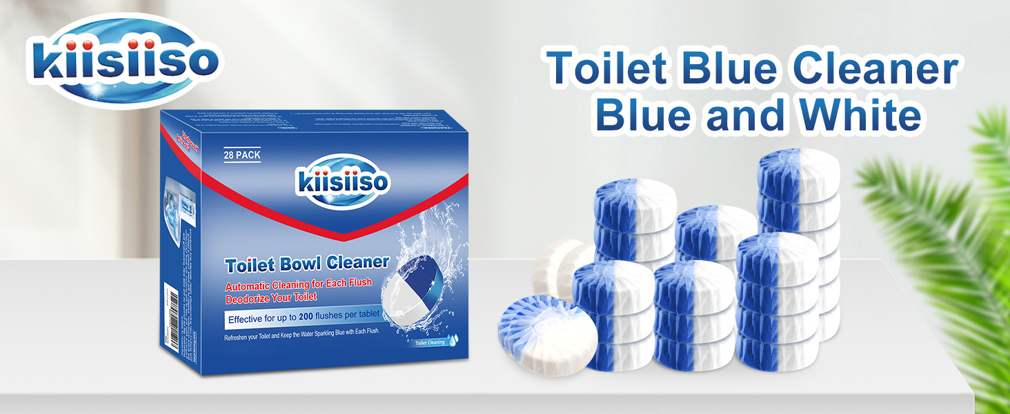 Ultra Clean Toilet Tablets White & Blue-28 PACK