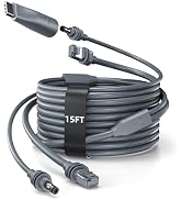 DuHeSin 4 in 1 Starlink Mini DC/RJ45 to DC/RJ45 Cable 16.5FT with DC to USB C Adapter, Replacemen...