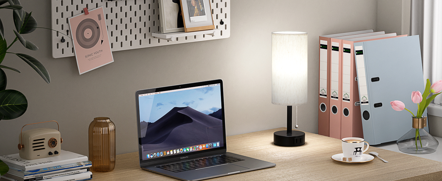 bedside lamps set of 2
