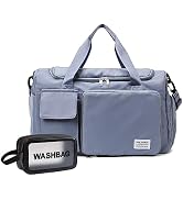 Gym Bag for Women, Dance Bag, Overnight bag, Foldable Travel Duffel Bag, Gym Bag with Wet Pocket ...