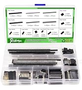 Ruibapa 78PCS 2.54mm Male and Female Pin Header Connector Assortment Kit Includes 9PCS Breakaway ...