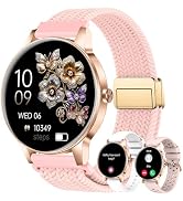 Smart Watch for Women, 1.27'' Touchscreen Activity Trackers with Heart Rate/Sleep Monitor, Make/A...