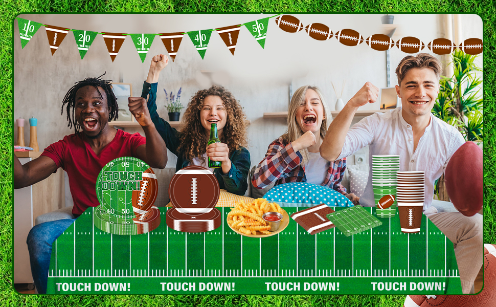 football party supplies