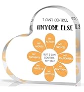 UBLURO Things I Can Control Motivational Decorations, Desktop Decor for Therapy Office Health Art...