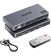8K@60Hz HDMI Switch 3 in 1 Out, 4K@240Hz, HDMI 2.1 Switcher with Remote | Aluminum, Ultra HD, Sup...