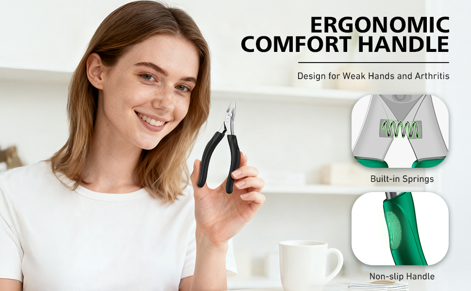 straight nail clipper for seniors toe nail clippers for thick nails long handle toenail clipper