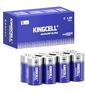 KINGCELL C Batteries 8 Pack