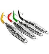 VMSIXVM Diamond Jigs Saltwater Fishing Lures, 1-16oz Casting Jigging Spoon Surf Fishing Sinking F...