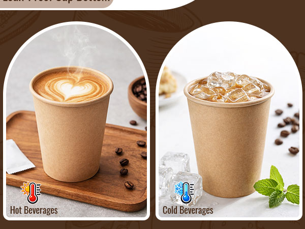 brown paper cups