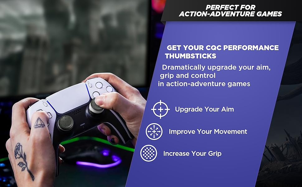 Upgrade your aim, movement, and grip with control freek thumbstick extenders and grip covers