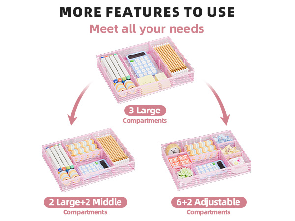 desk drawer organizer tray