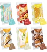 STRN Wax Melts, Soy Wax Cubes Strong Scent Long-Lasting Scented Wax Melt for Wax Warmers, 6 Scent...
