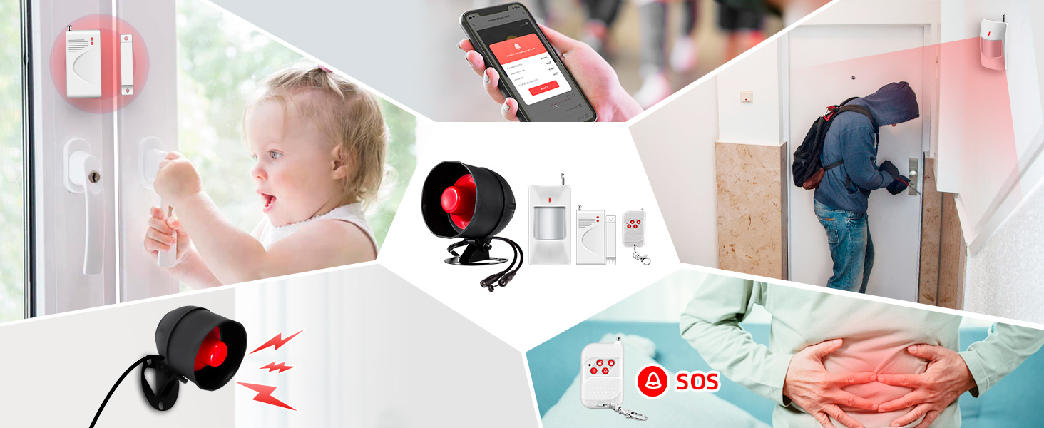 WIFI Alarm Home Security System