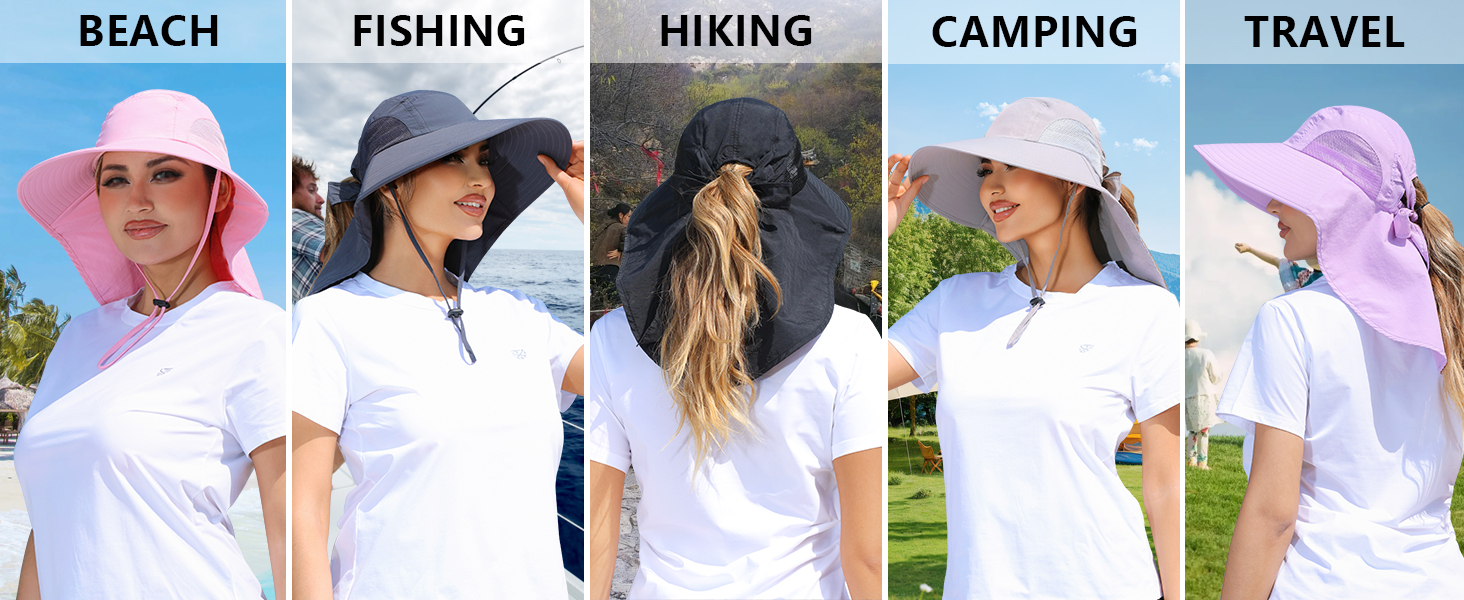 wide brim hats for women