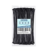8 inch black zip ties