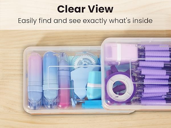 clear small storage container with lid