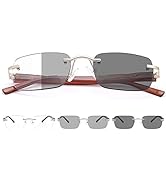 YIMI Photochromic Bifocal Reading Glasses Blue Light Blocking Spring Hinge Sun Readers Transition...