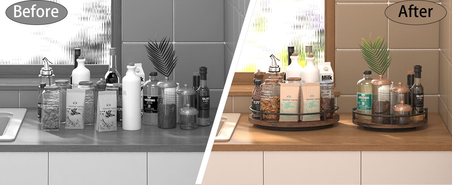 convenience fridge organizer trays rotating tabletop trays refrigerator carbonized kitchen cabinet