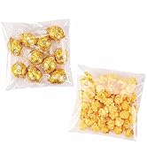 YunKo Self Sealing Cellophane Bags Clear Cookie Bags for Gift Giving Treat bags for Packaging Coo...