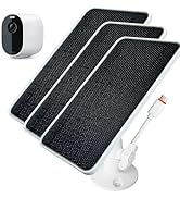 JJMASEE Solar Panel Charger for Arlo Essential Spotlight/XL Spotlight Camera(not for Arlo Essenti...