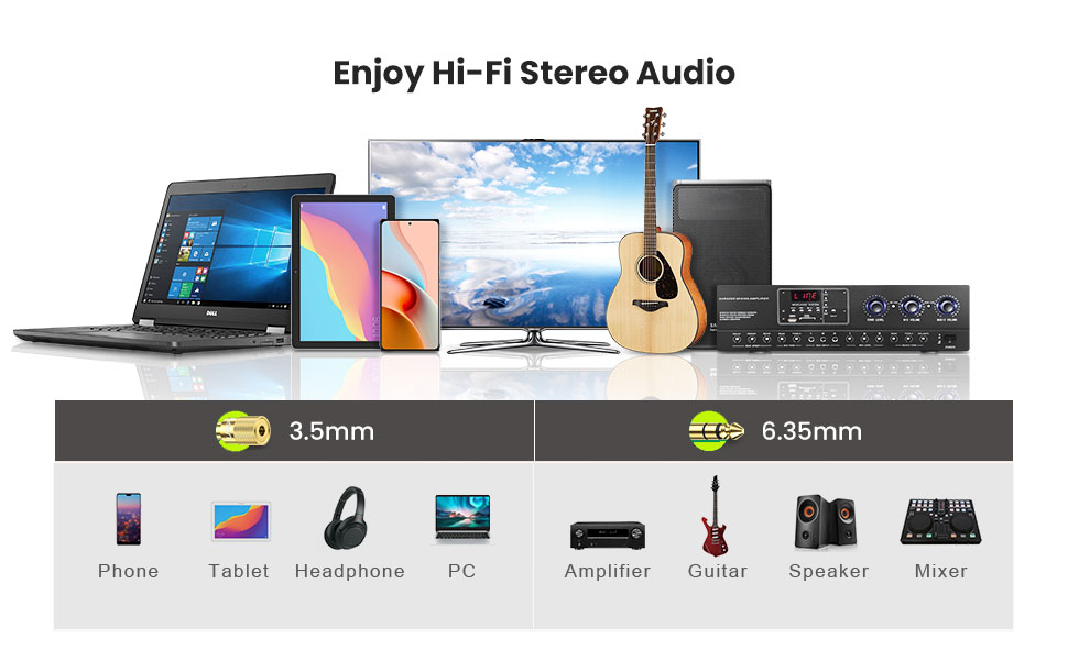 Enjoy Hi-Fi Stereo Audio