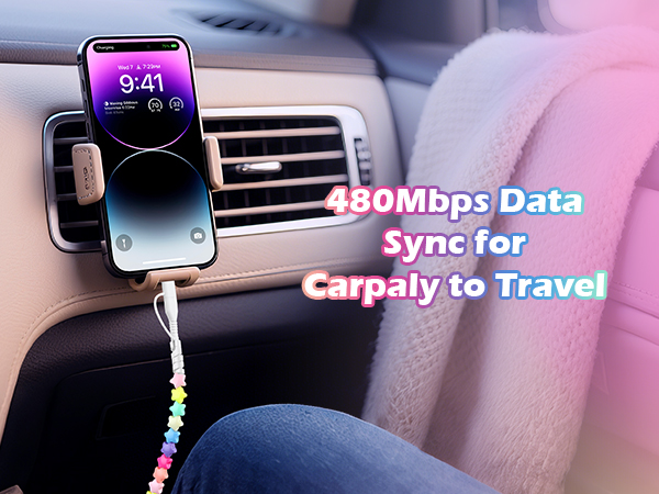 beaded Phone charger