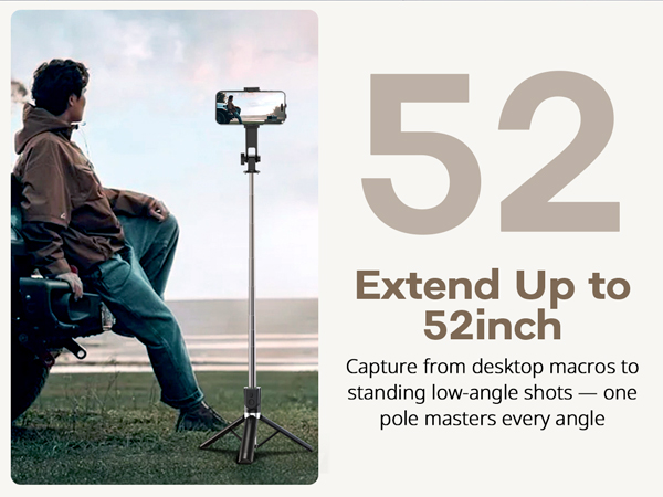 Portable selfie stick